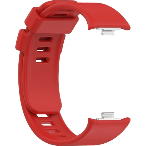 Pasek Bizon Strap Watch Silicone B do Redmi Watch 4 / Xiaomi Smart Band 9 Pro / 8 Pro czerwony