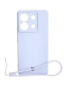 Bizon Case Silicone Sq Xiaomi Poco X6 / Xiaomi Redmi Note 13 Pro 5G violet deschis