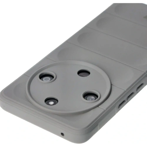 Pancerne etui Bizon Case Tur do Honor Magic6 Lite jasnoszare