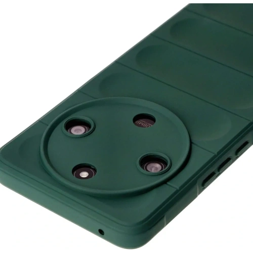 Pancerne etui Bizon Case Tur do Honor Magic6 Lite ciemnozielone