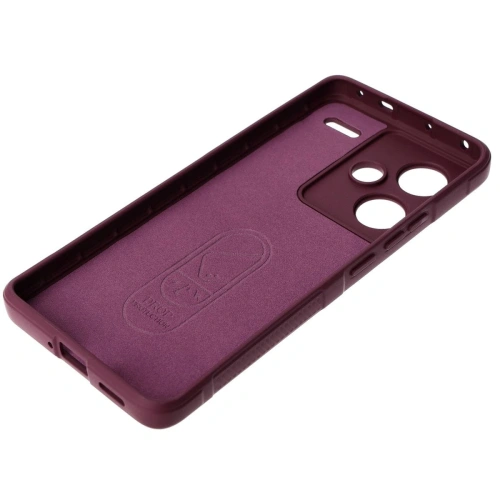 Pancerne etui Bizon Case Tur do Xiaomi Redmi Note 13 Pro+ 5G ciemnofioletowe