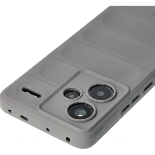 Pancerne etui Bizon Case Tur do Xiaomi Redmi Note 13 Pro+ 5G jasnoszare