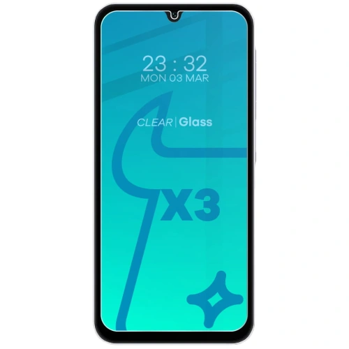 3x Szkło na ekran + szkło na aparat BIZON Clear do Samsung Galaxy A25 5G