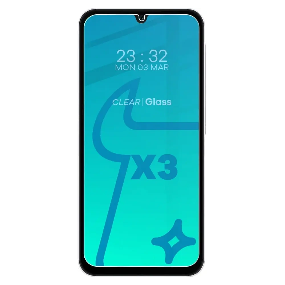 Wholesale BIZON Clear 3x screen glass + camera glass Samsung Galaxy A25 5G - BIZ4446 - {ean13} - Hurt