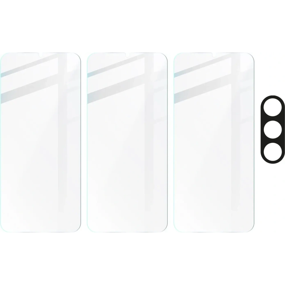 Wholesale BIZON Clear 3x screen glass + camera glass Samsung Galaxy A25 5G - BIZ4446 - {ean13} - Hurt