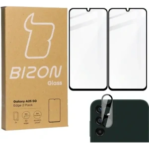 Hurtownia GSM - BIZON Edge 2x Bildschirmglas + Kameraglas Samsung Galaxy A25 5G - BIZ4447 - {ean13} - Hurt