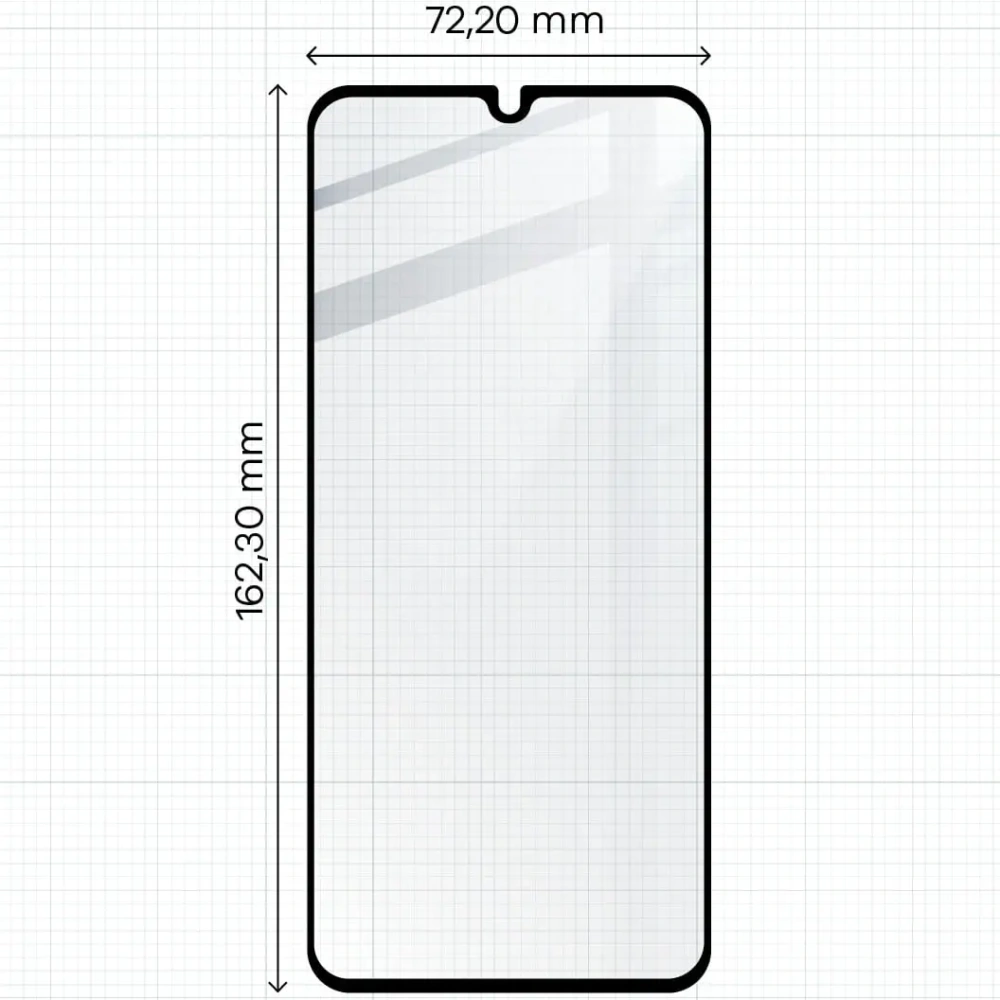 Hurtownia GSM - 2x Sklo na displej + sklo na fotoaparát BIZON Edge pro Samsung Galaxy A05s - BIZ4449 - {ean13} - Hurt