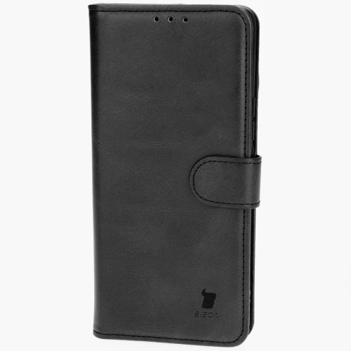 Etui z klapką Bizon Case Pocket do Honor Magic6 Lite czarne