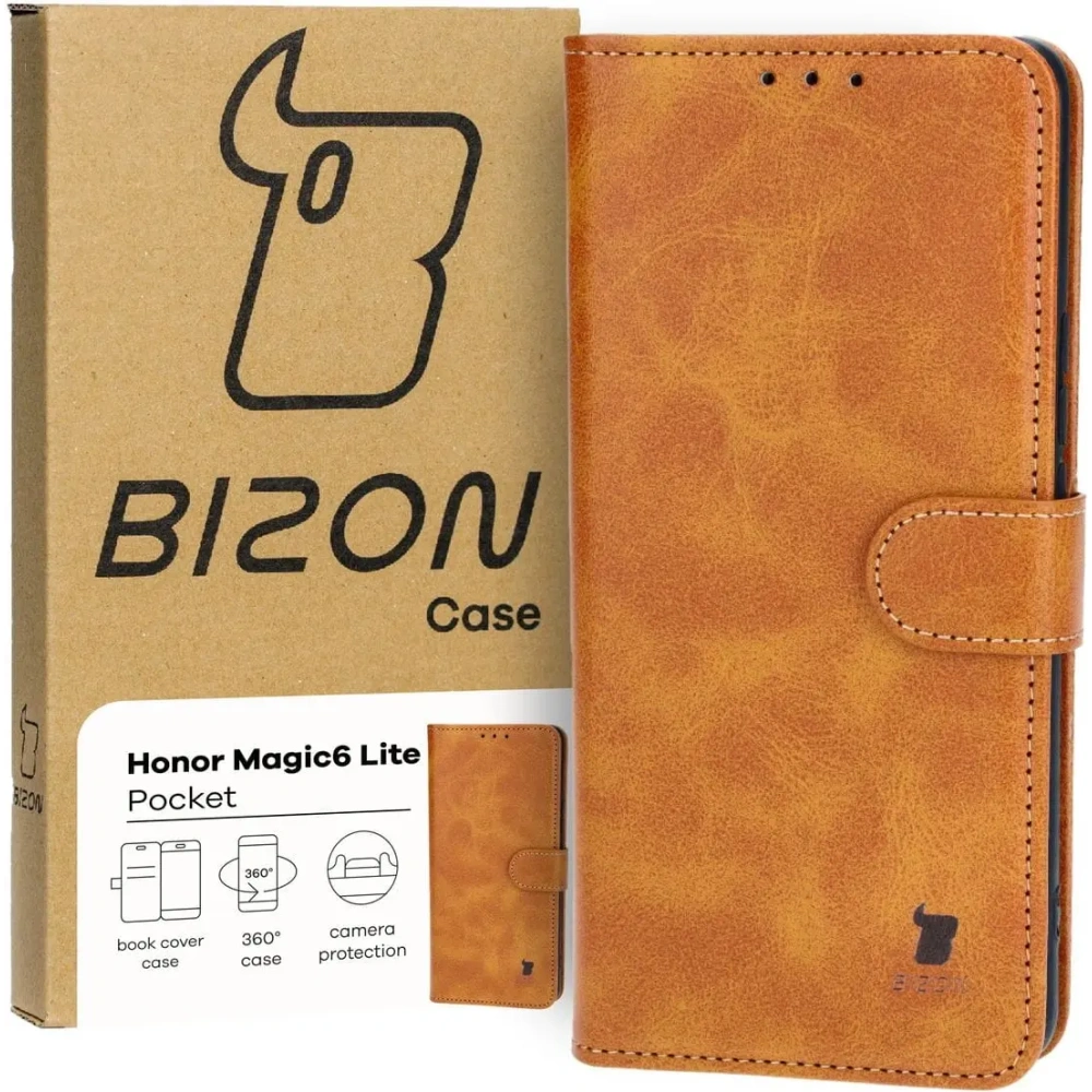 Hurtownia GSM - Bizon Caz Pocket Honor Magic6 Lite maro - BIZ4452 - {ean13} - Hurt