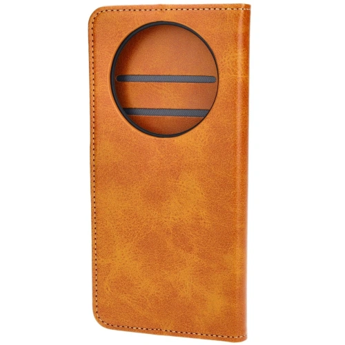 Etui z klapką Bizon Case Pocket do Honor Magic6 Lite brązowe