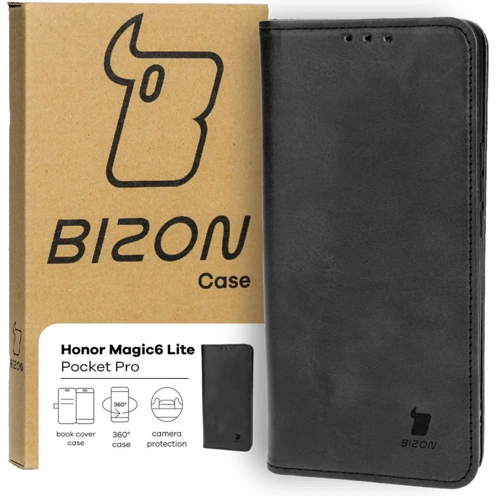 Hurtownia GSM - Bizon Caz Pocket Pro Honor Magic6 Lite negru - BIZ4454 - {ean13} - Hurt
