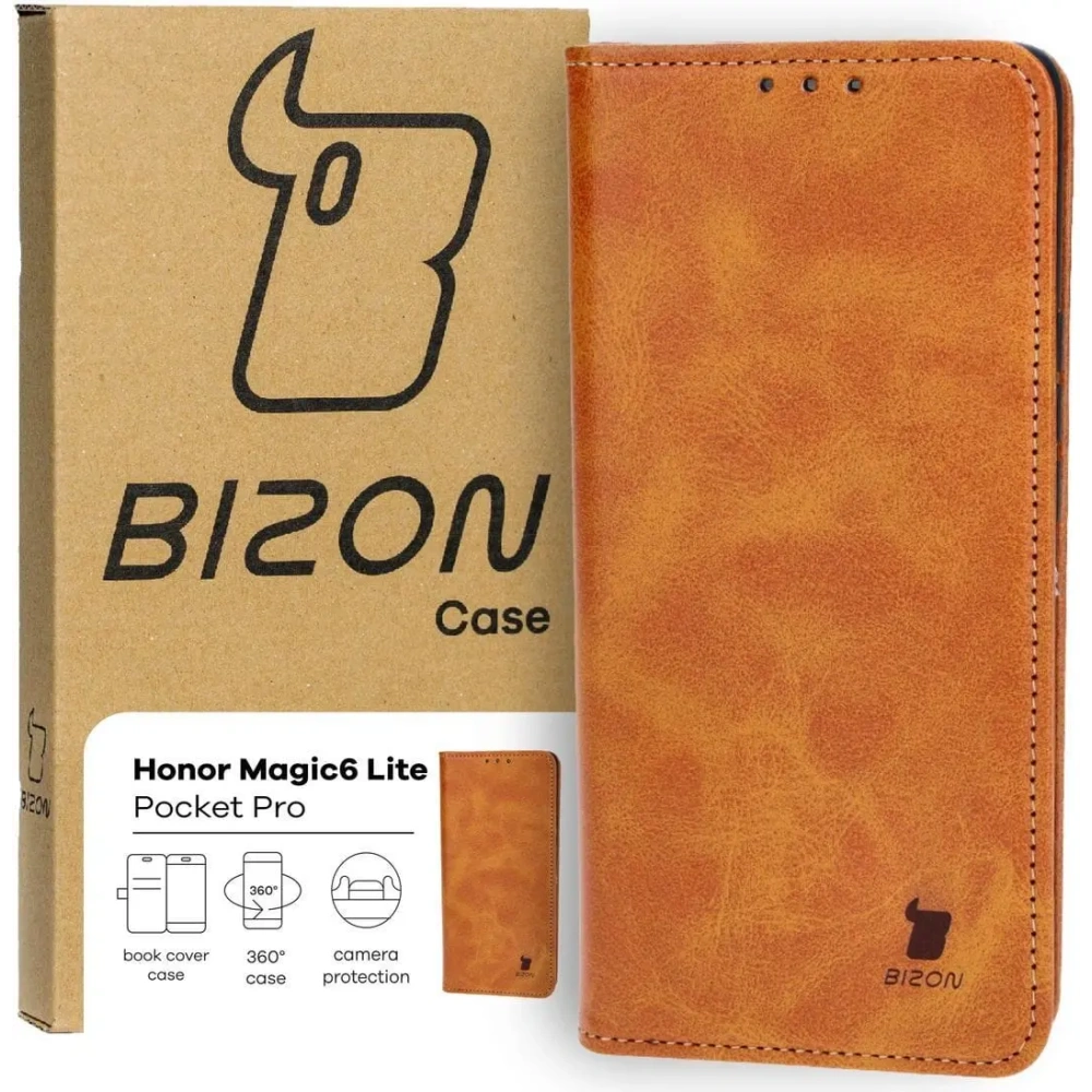 Hurtownia GSM - Bizon Case Pocket Pro Honor Magic6 Lite maro - BIZ4455 - {ean13} - Hurt
