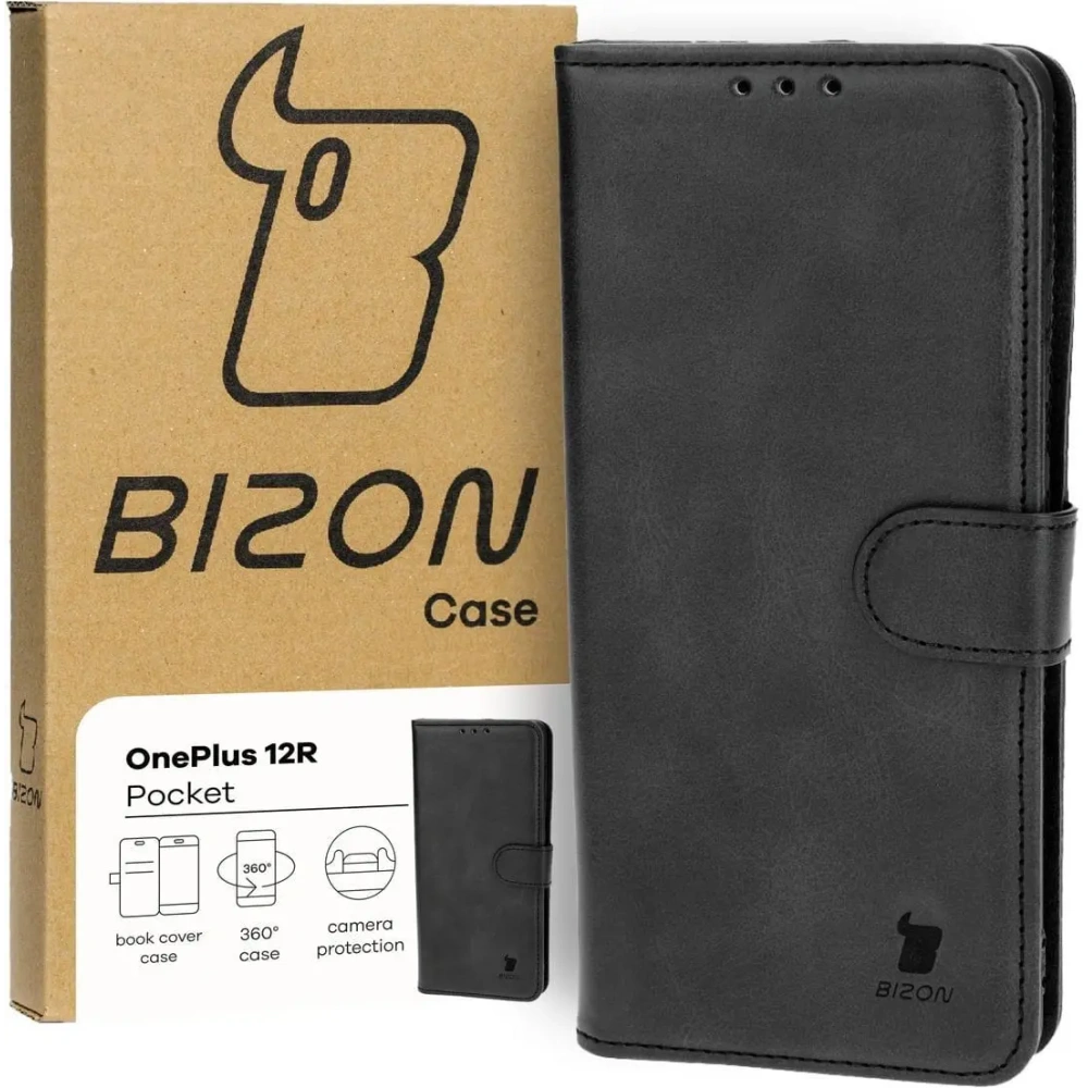 Wholesale Bizon Case Pocket OnePlus 12R black - BIZ4457 - {ean13} - Hurt