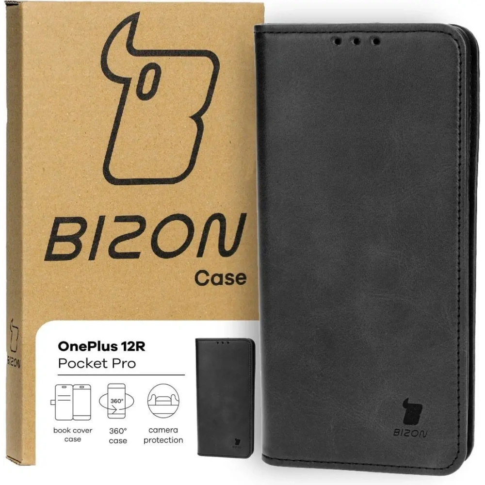 Wholesale Bizon Case Pocket Pro OnePlus 12R black - BIZ4460 - {ean13} - Hurt