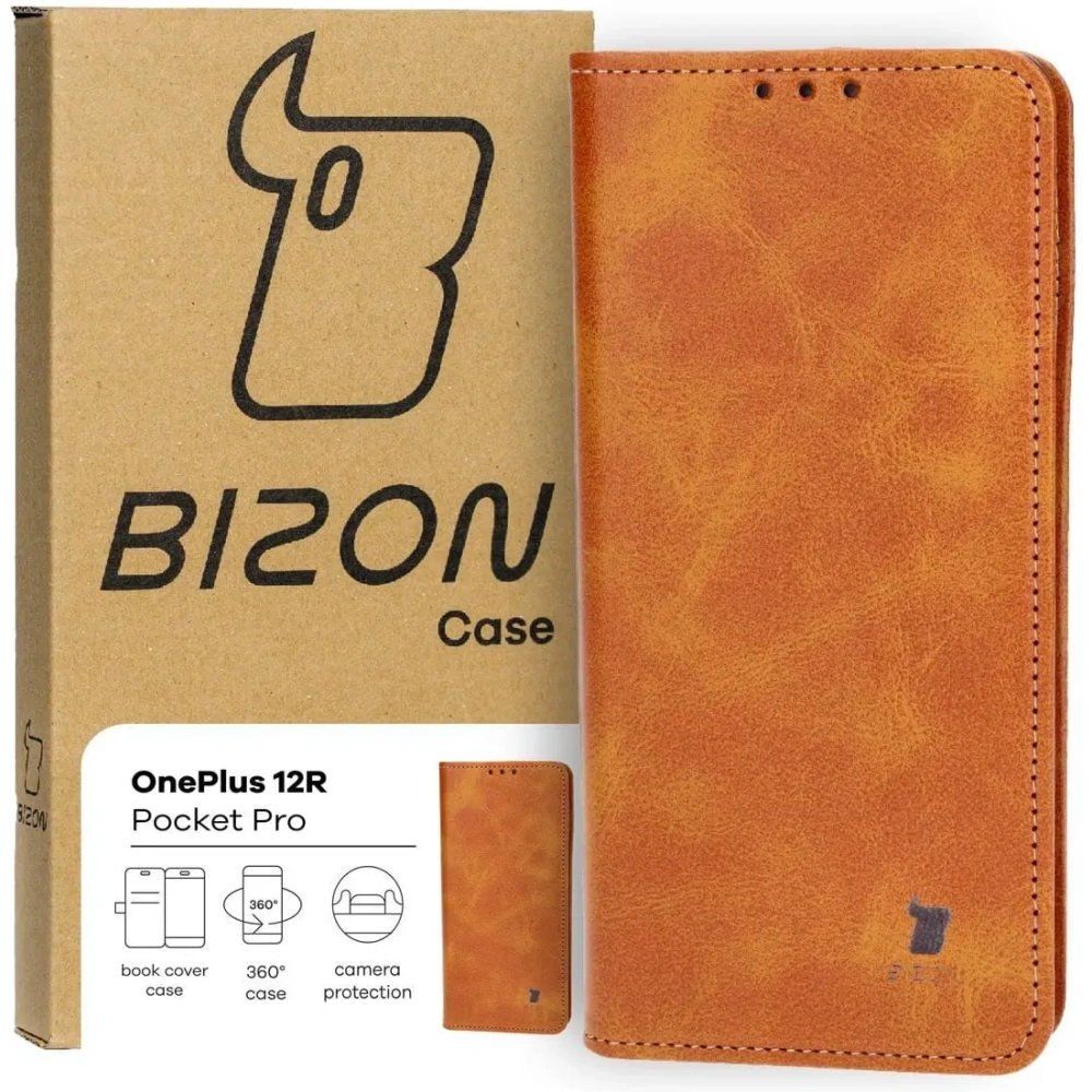 Wholesale Bizon Case Pocket Pro OnePlus 12R brown - BIZ4461 - {ean13} - Hurt