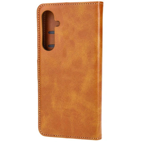 Etui z klapką Bizon Case Pocket do Samsung Galaxy A35 5G brązowe