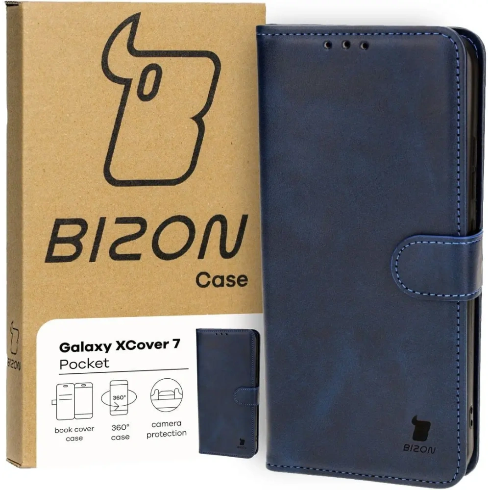 Hurtownia GSM - Bizon Case Pocket Samsung Galaxy Xcover7 albastru marin - BIZ4465 - {ean13} - Hurt