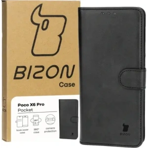 Hurtownia GSM - Bizon tok zsebbe Xiaomi Poco X6 Pro fekete - BIZ4468 - {ean13} - Hurt