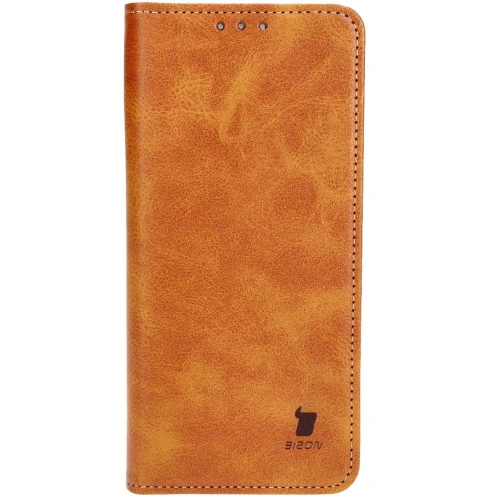 Etui z klapką Bizon Case Pocket Pro do Xiaomi Poco X6 Pro brązowe