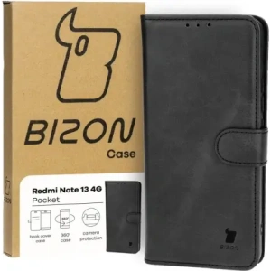 Hurtownia GSM - Bizon tok zseb Xiaomi Redmi Note 13 4G fekete - BIZ4472 - {ean13} - Hurt