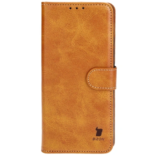 Etui z klapką Bizon Case Pocket do Xiaomi Redmi Note 13 4G brązowe