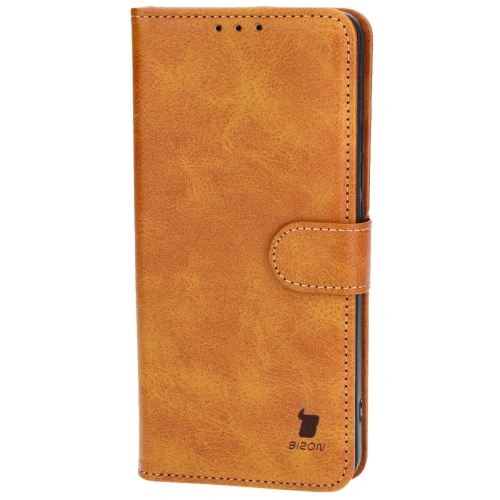 Etui z klapką Bizon Case Pocket do Xiaomi Redmi Note 13 4G brązowe