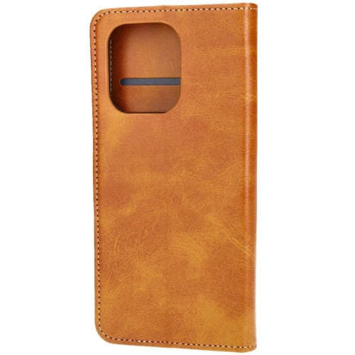 Etui z klapką Bizon Case Pocket do Xiaomi Redmi Note 13 4G brązowe