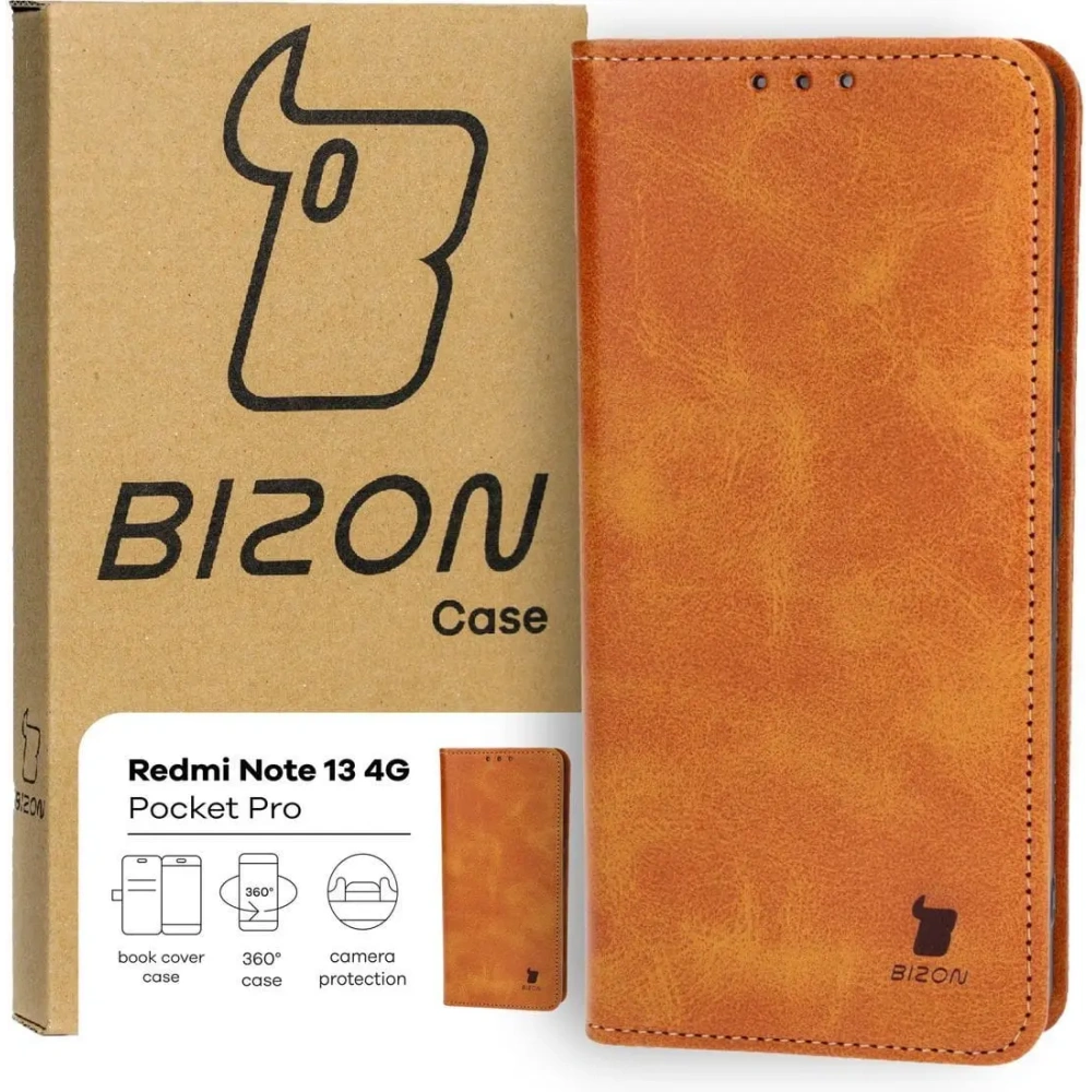 Hurtownia GSM - Bizon Case Pocket Pro Xiaomi Redmi Note 13 4G barna - BIZ4475 - {ean13} - Hurt