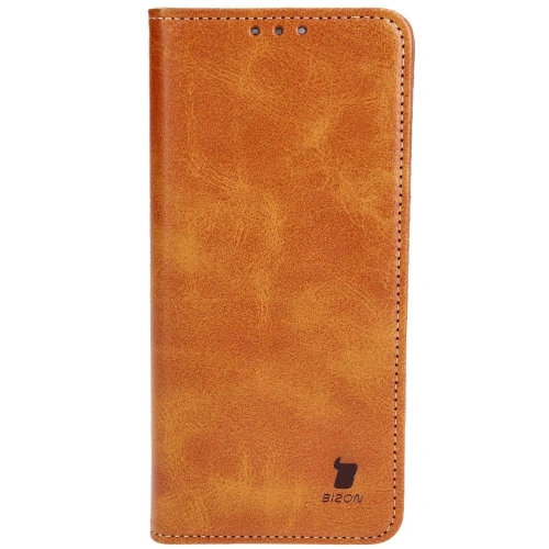 Etui z klapką Bizon Case Pocket Pro do Xiaomi Redmi Note 13 4G brązowe