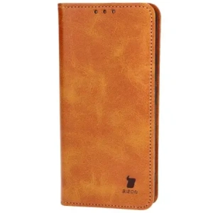 Etui z klapką Bizon Case Pocket Pro do Xiaomi Redmi Note 13 4G brązowe