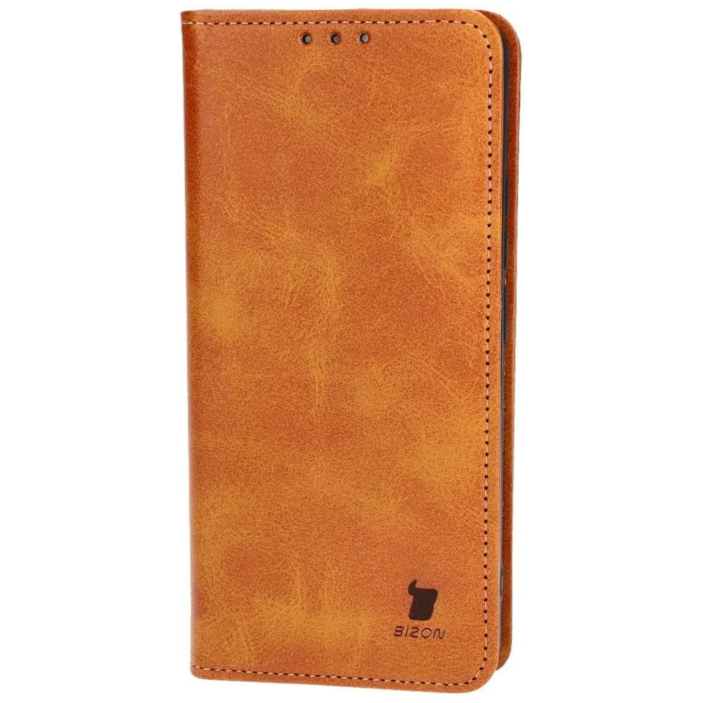 Hurtownia GSM - Etui z klapką Bizon Case Pocket Pro do Xiaomi Redmi Note 13 4G brązowe - BIZ4475 - {ean13} - Hurt