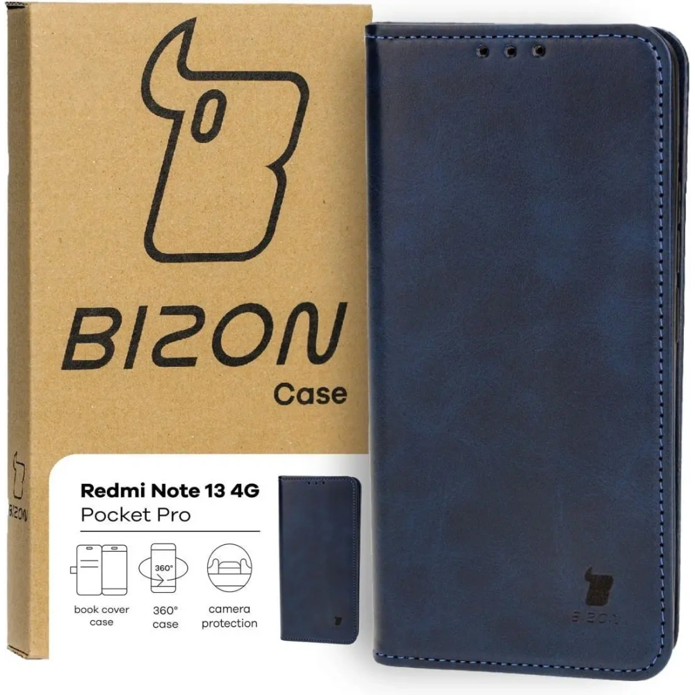 Hurtownia GSM - Bizon Case Pocket Pro Xiaomi Redmi Note 13 4G sötétkék - BIZ4476 - {ean13} - Hurt