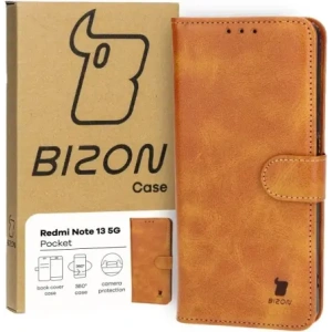 Wholesale Bizon Case Pocket Xiaomi Redmi Note 13 5G brown - BIZ4478 - {ean13} - Hurt