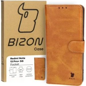 Wholesale Bizon Case Pocket Xiaomi Redmi Note 13 Pro+ 5G brown - BIZ4483 - {ean13} - Hurt