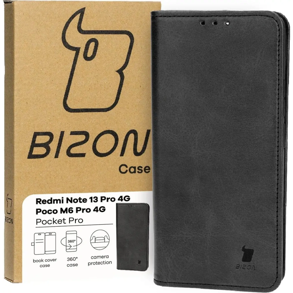 Wholesale Bizon Case Pocket Pro Xiaomi Poco M4 Pro 5G / Xiaomi Redmi Note 11s 5G black - BIZ4487 - {ean13} - Hurt