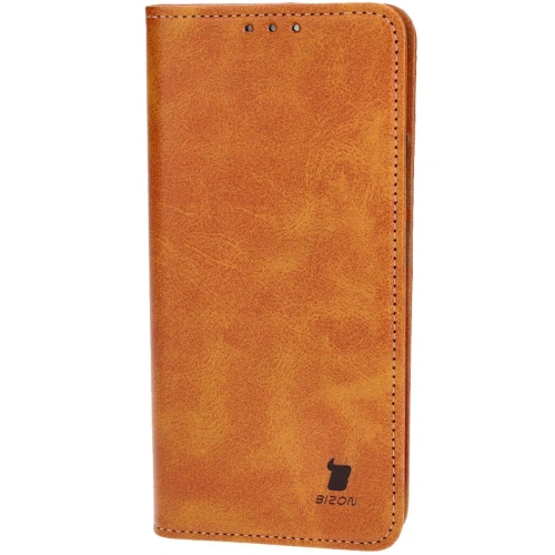 Etui z klapką Bizon Case Pocket Pro do Xiaomi Poco M4 Pro 5G / Xiaomi Redmi Note 11s 5G brązowe