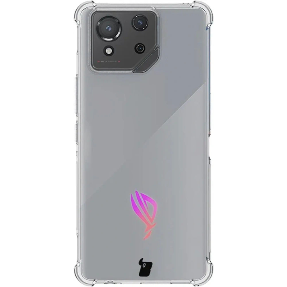 Hurtownia GSM - Bizon Case Clear Pack carcasă + 2x folie de protecție pentru ecran Asus ROG Phone 8 transparent. - BIZ4491 - {ean13} - Hurt