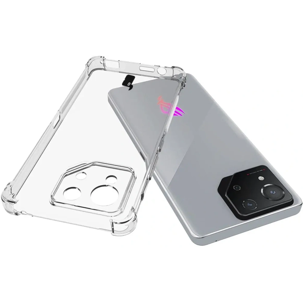 Hurtownia GSM - Bizon Case Clear Pack carcasă + 2x folie de protecție pentru ecran Asus ROG Phone 8 transparent. - BIZ4491 - {ean13} - Hurt