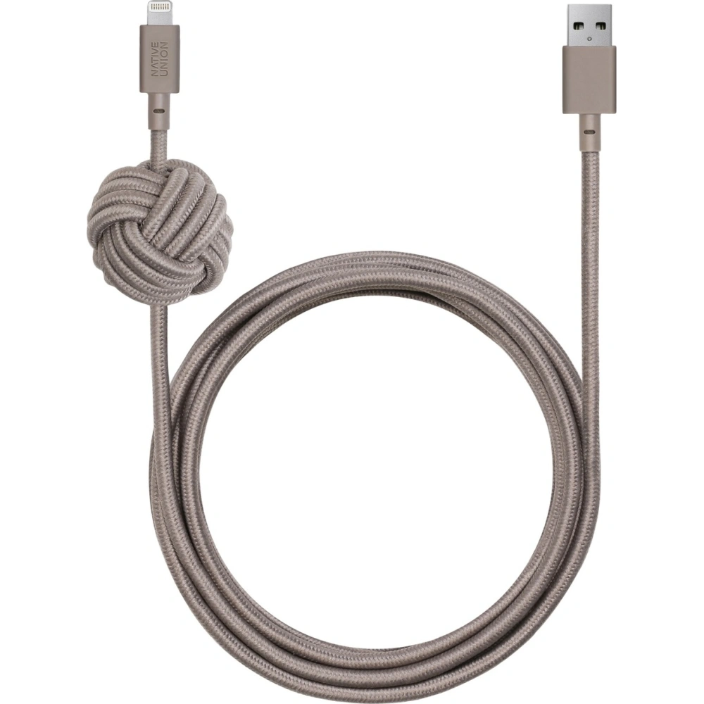 Hurtownia GSM - Kabel Native Union Night Cable Lightning z węzłem 3m (taupe) - NTU015TAU - {ean13} - Hurt