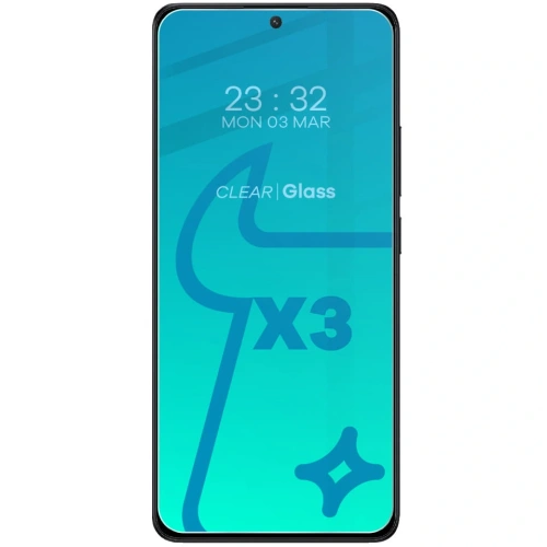 3x Szkło na ekran + szkło na aparat BIZON Clear do Xiaomi Poco X6 Pro