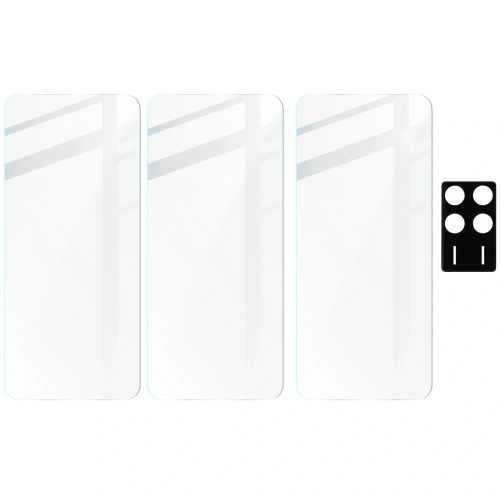 3x Szkło na ekran + szkło na aparat BIZON Clear do Xiaomi Poco X6 Pro