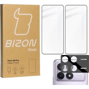 Hurtownia GSM - BIZON Edge 2x Bildschirmglas + Kameraglas Xiaomi Poco X6 Pro - BIZ4496 - {ean13} - Hurt