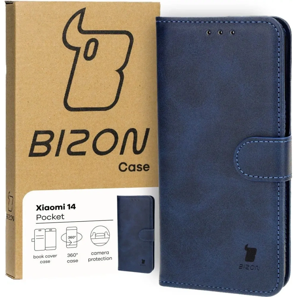 Wholesale Bizon Case Pocket Xiaomi 14 navy blue - BIZ4498 - {ean13} - Hurt