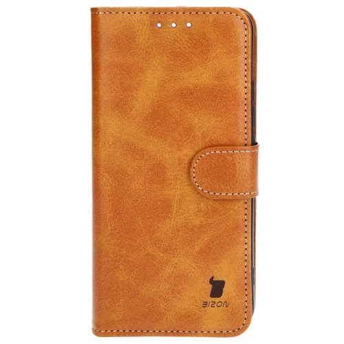 Etui z klapką Bizon Case Pocket do Xiaomi 14 brązowe