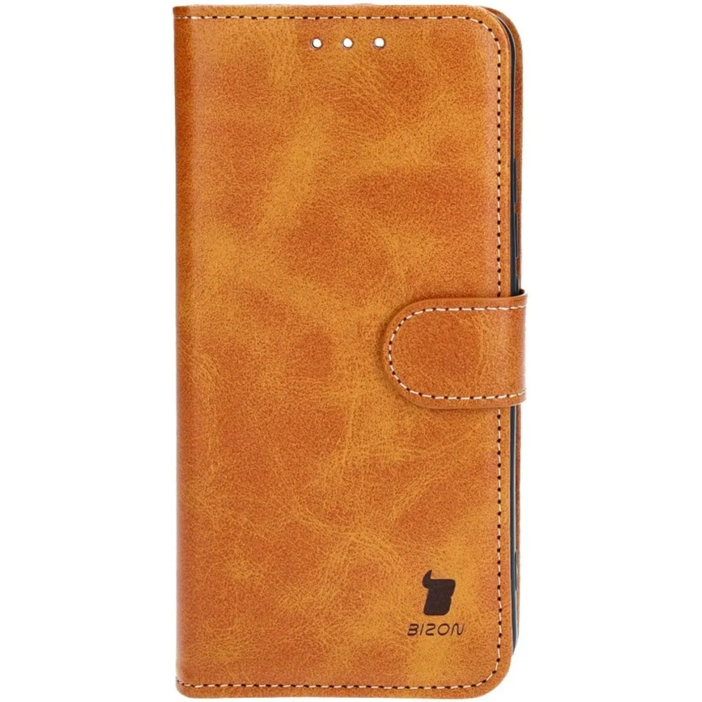 Hurtownia GSM - Etui s klopou Bizon Case Pocket do Xiaomi 14 hnědé - BIZ4499 - {ean13} - Hurt