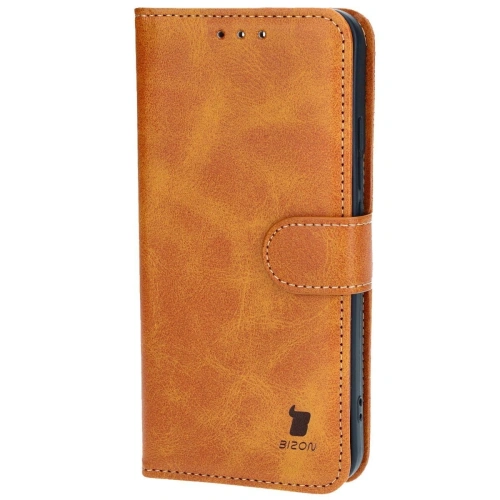 Etui z klapką Bizon Case Pocket do Xiaomi 14 brązowe