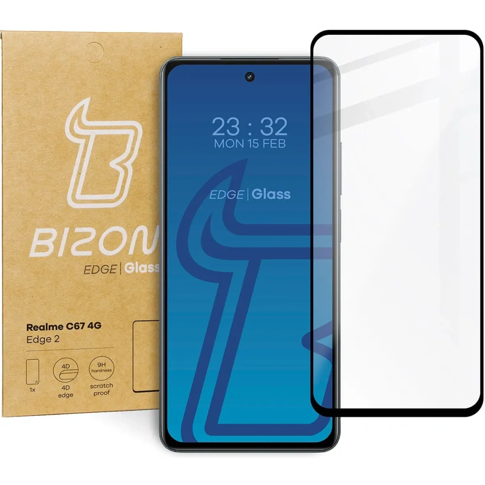 Hurtownia GSM - Tvrzené sklo Bizon Glass Edge 2 pro Realme C67 4G - BIZ4501 - {ean13} - Hurt