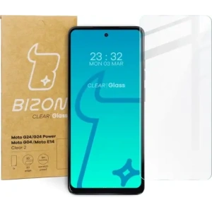 Wholesale Bizon Glass Clear 2 Motorola Moto G04/G24/G24 Power/E14 - BIZ4502 - {ean13} - Hurt