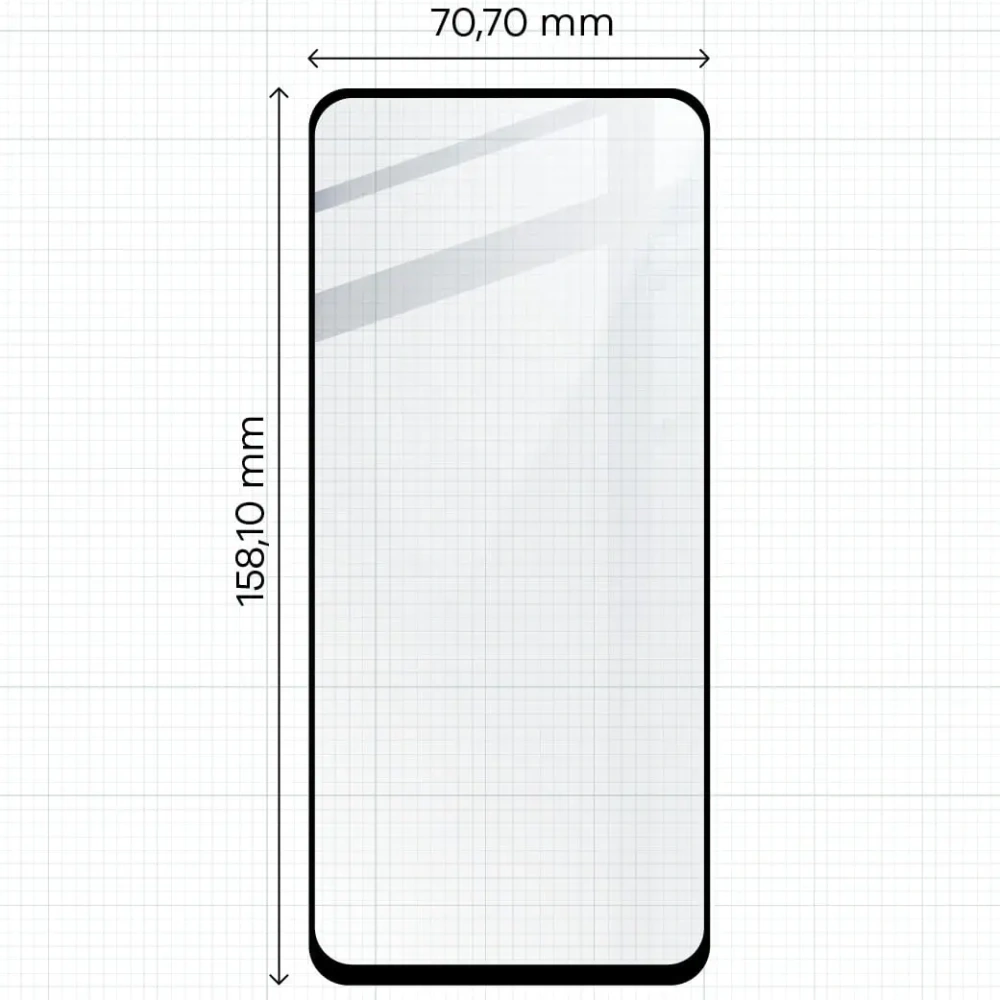 Hurtownia GSM - Bizon Glass Edge 2 Motorola Moto G04/G24/G24 Power/E14 fekete - BIZ4504 - {ean13} - Hurt