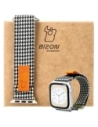 Hurtownia GSM - Bizon Strap Watch Urban Apple Watch 38/40/41/42 mm negru și alb pepit - BIZ4506 - {ean13} - Hurt
